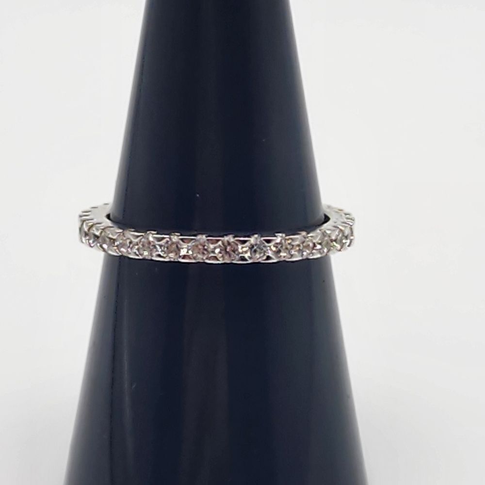 Bomb Party Sterling Silver & CZ Eternity Ring (8)